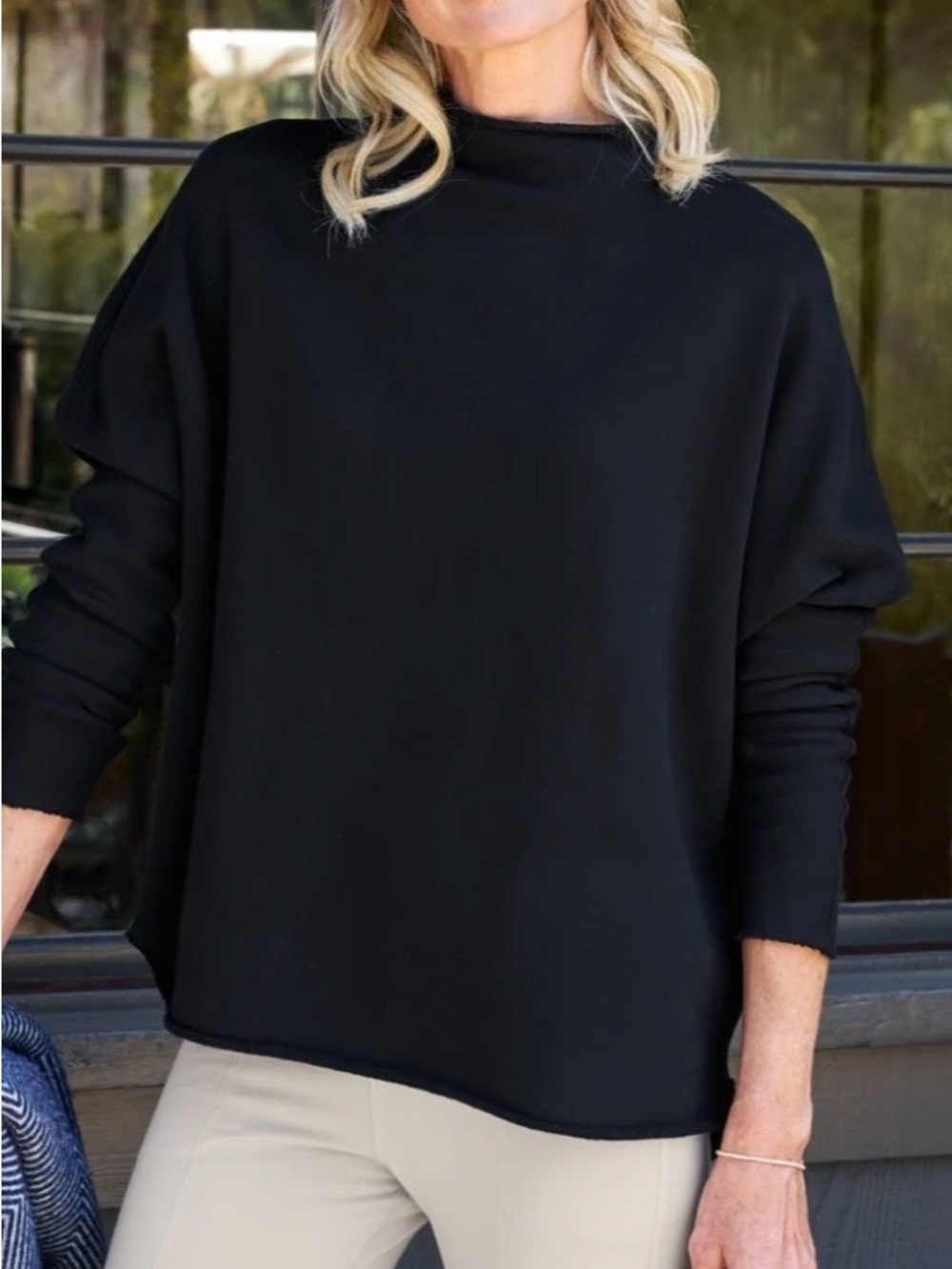 Frank & Eileen Black Effie Top